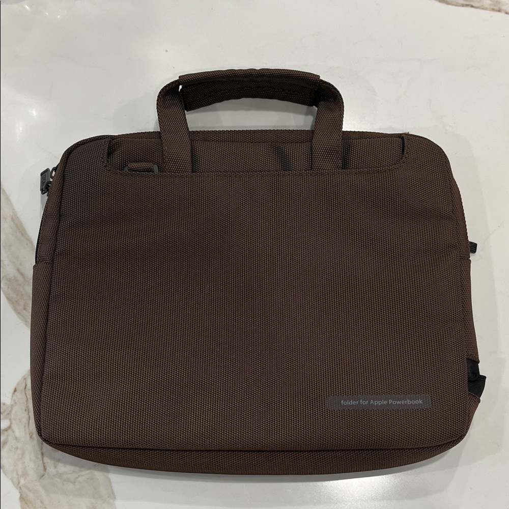 Brown ballistic nylon padded 12” Laptop Bag for the Apple Powerbook 🍎